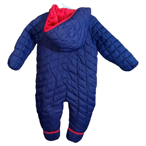 Snozu Snowsuit Boys Size 24 Months Blue Red - Picture 7 of 7